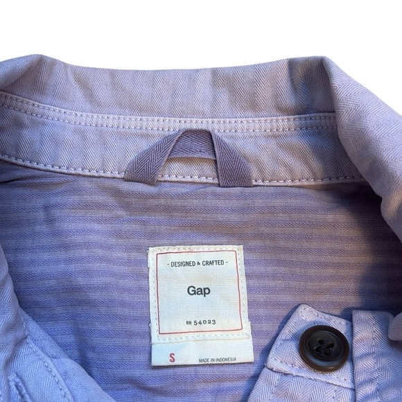 GAP Women's Light Purple Utility Jacket Size S - Picture 4 of 6